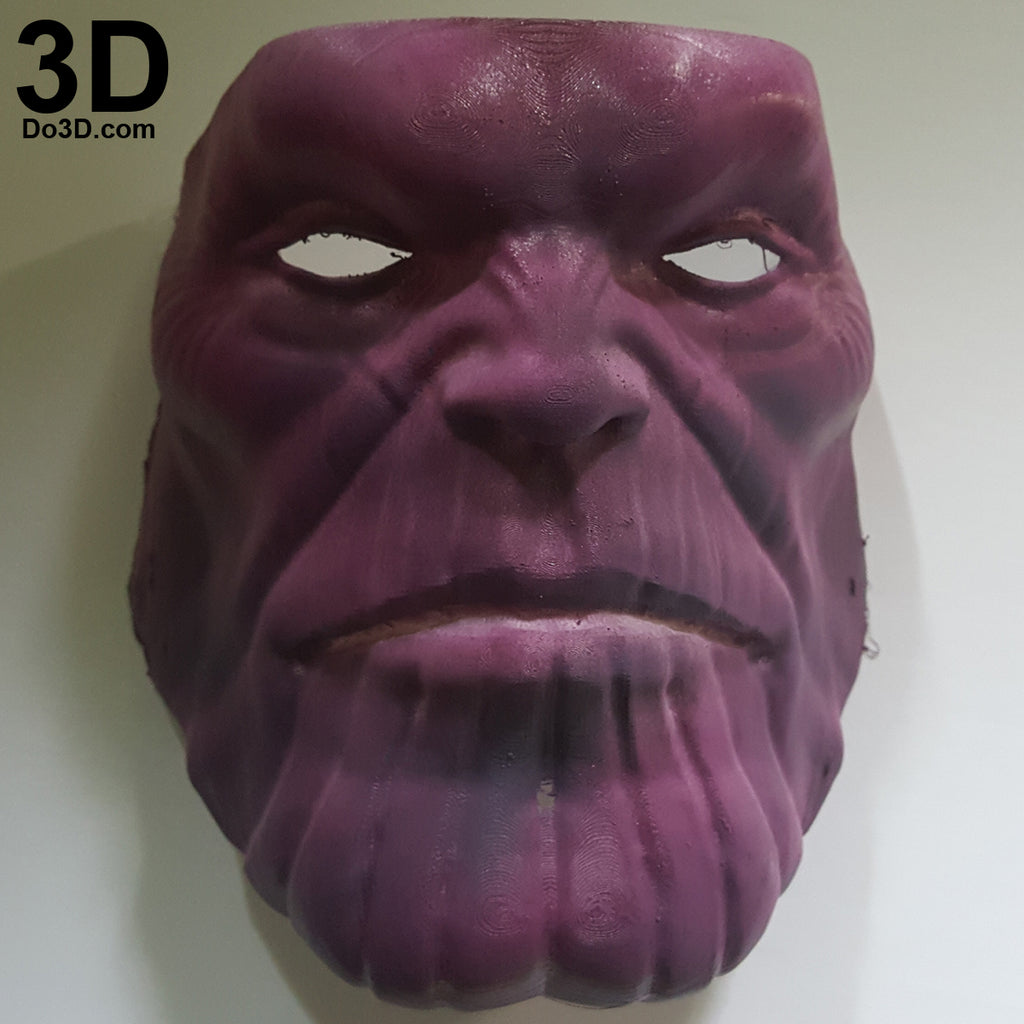 Thanos Helmet and Face Shell | 3D Printable Model #2058