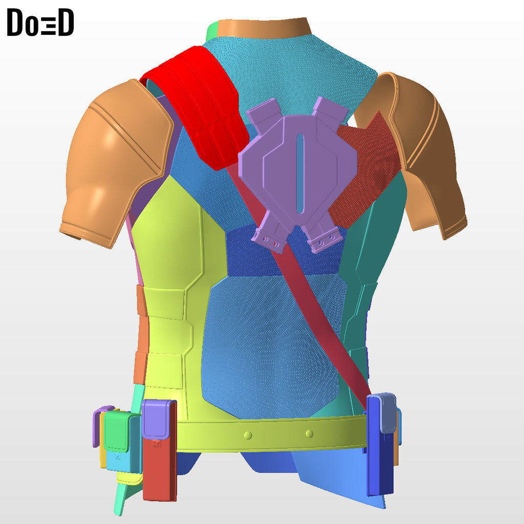Deadpool 3 Full Body Armor & Helmet Pack | 3D Printable Model #DA3