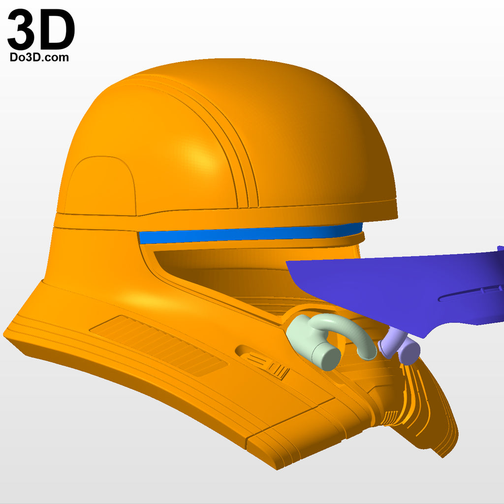 Jet Trooper Helmet From Star Wars The Rise of Skywalker | 3D Printable File #J11