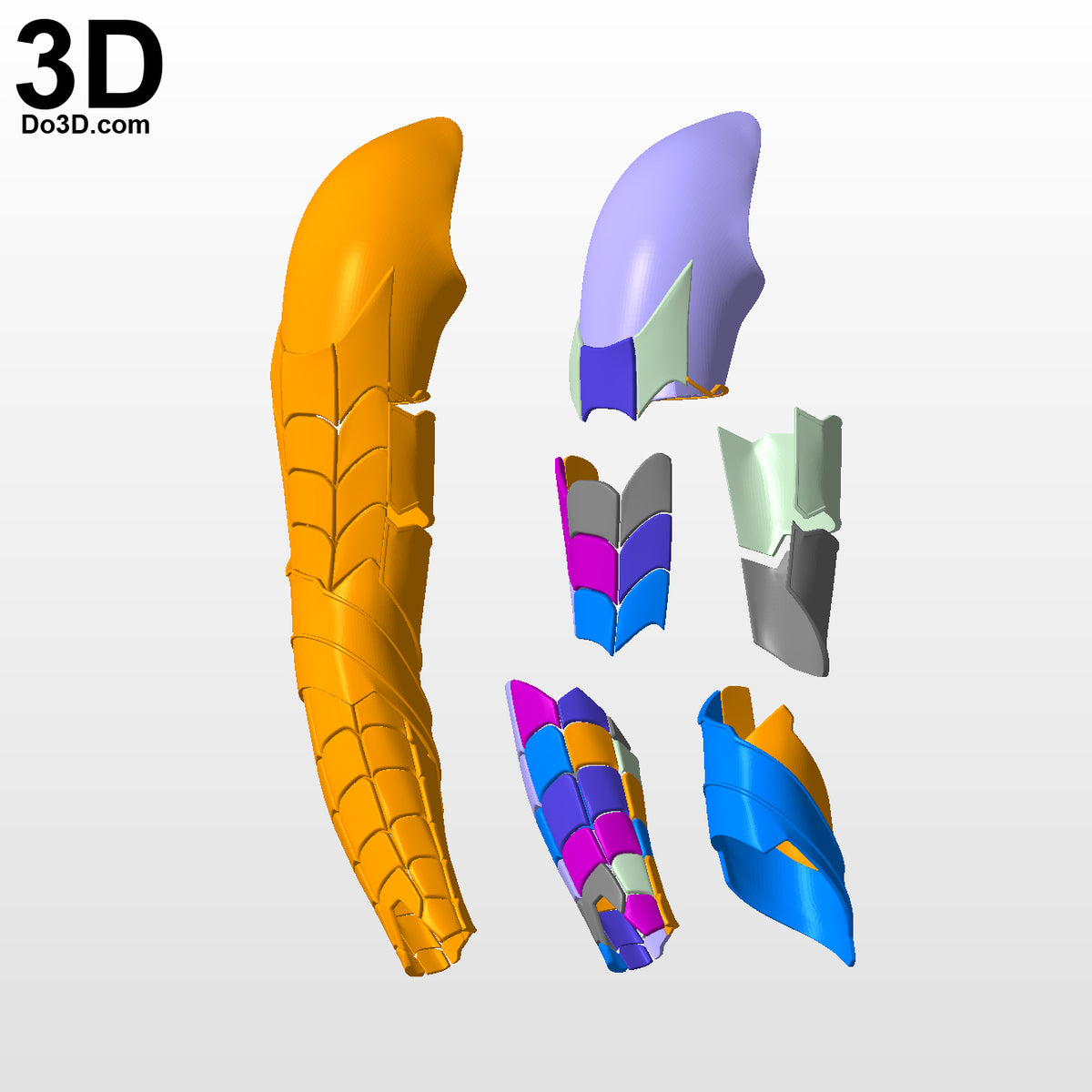 Iron Spider Man Infinity War Full Body Armor Pieces | 3D Model Project #5618