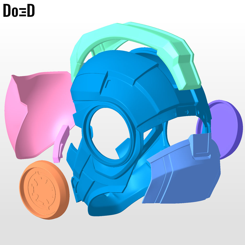 Transformers 2023 Human Helmet Noah Diaz | 3D Printable Model STL #N36