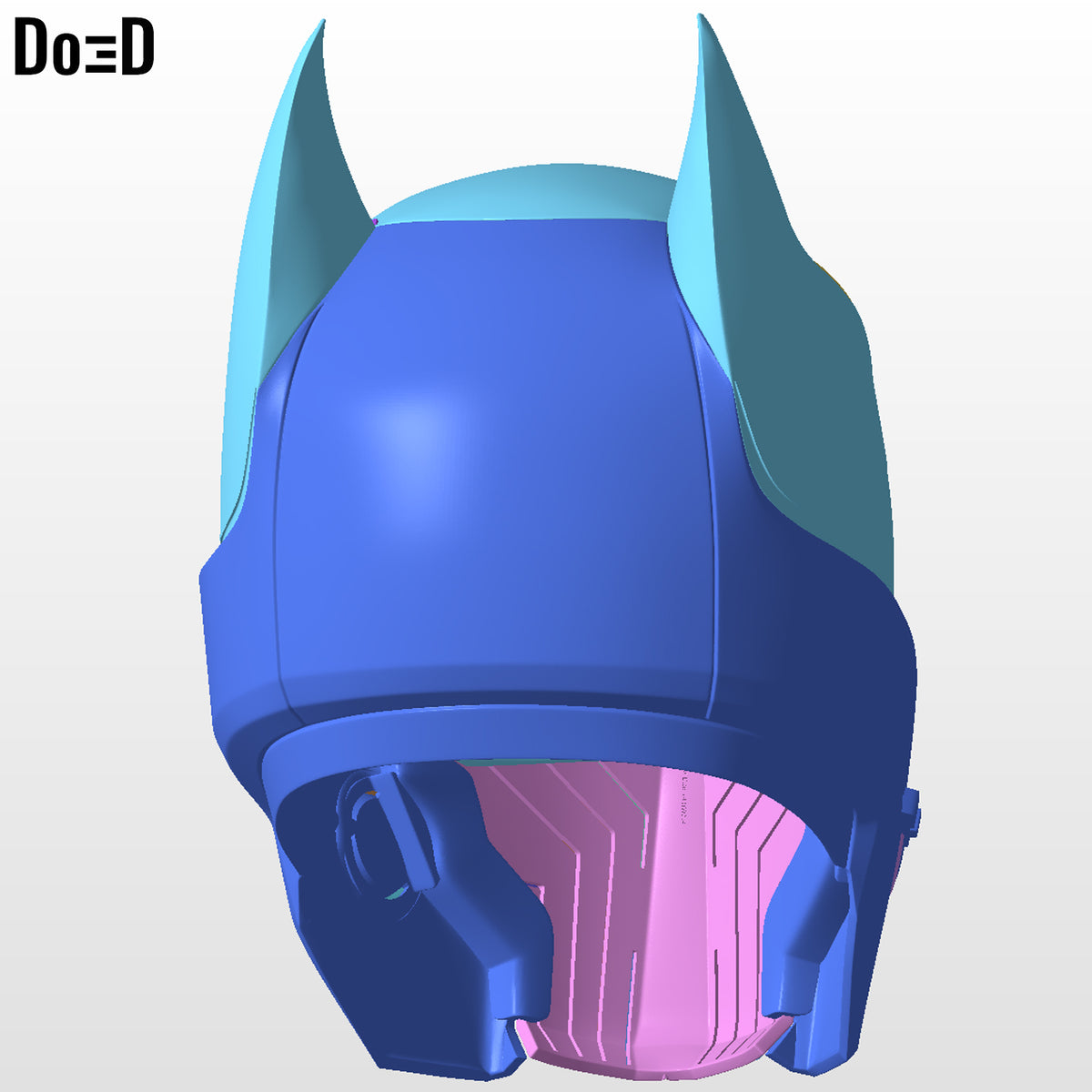 Batman Helmet XE Suit Hellbat Version 3D Printable Model Print File STL #HB253