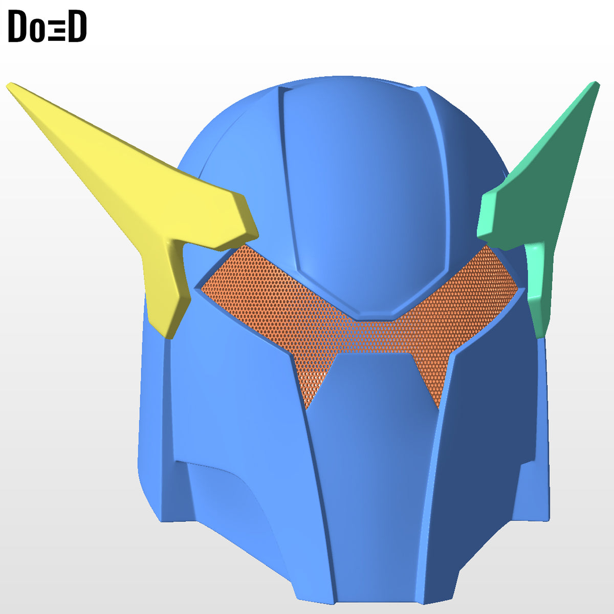 Mecha Man Helmet Dispatch | 3D Printable Model STL File #MM20