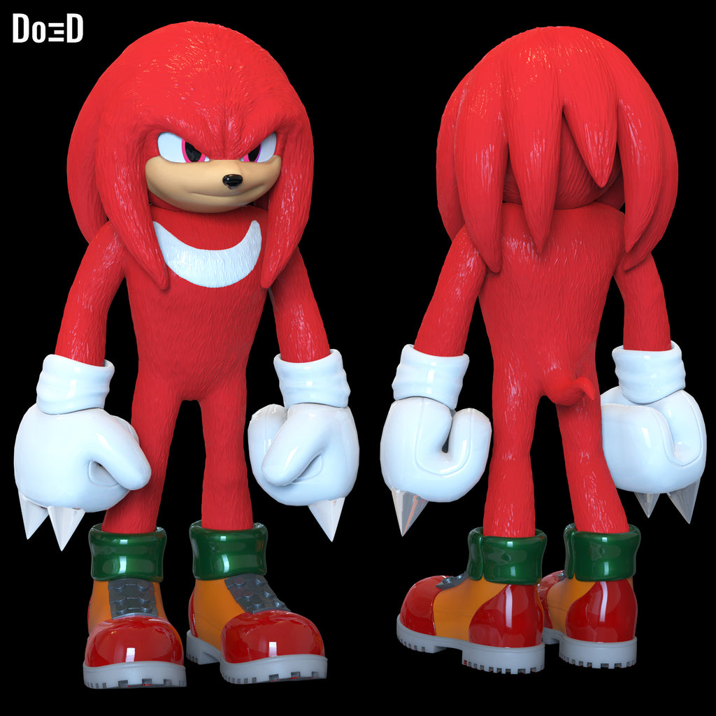 Knuckles Sonic 3 Statue | 3D Printable Model #SKS1