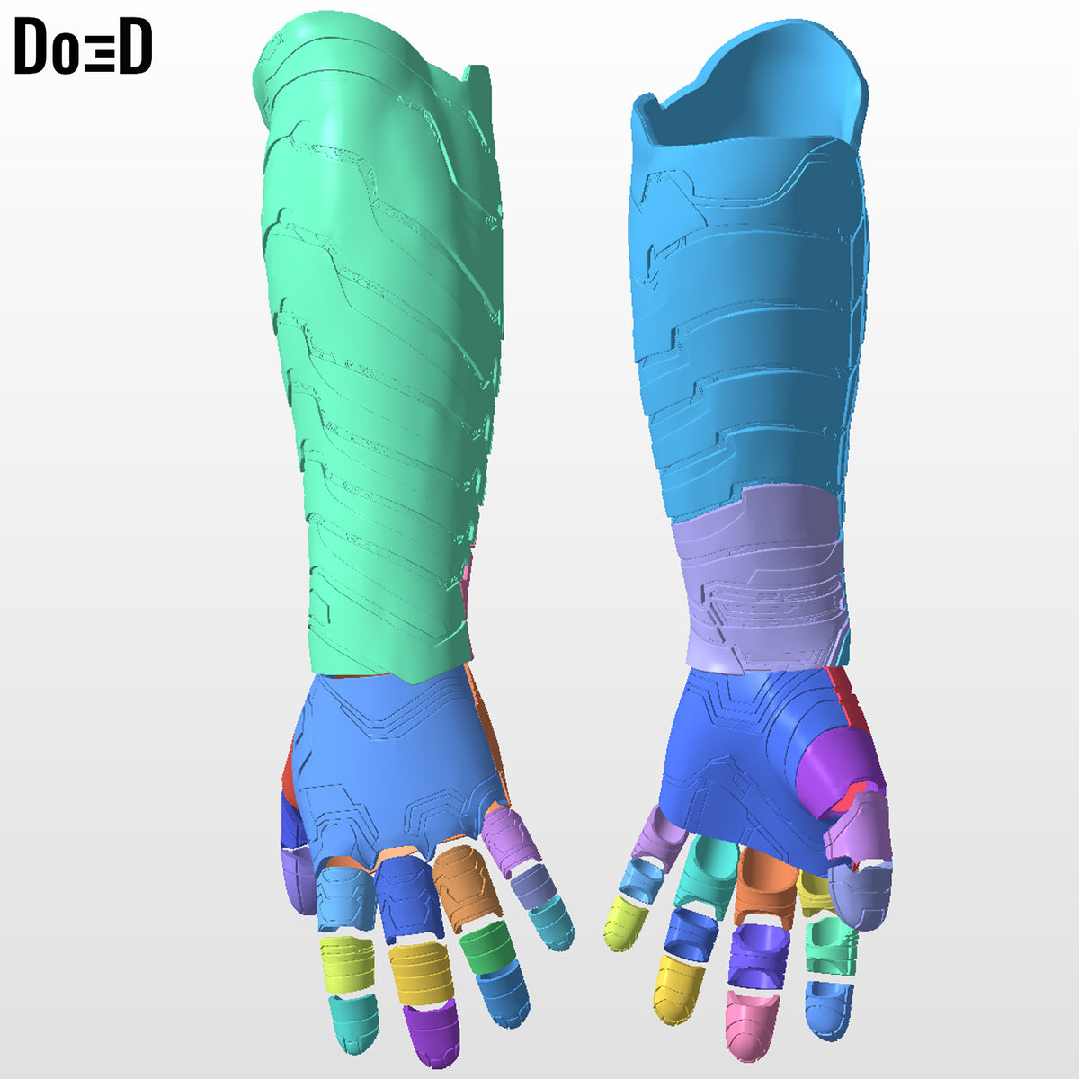 Winter Soldier Arm Classic Bucky Cosplay  |  3D Printable Model #267