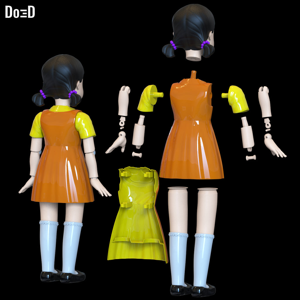 Bundle: Young-hee Cheol-su All 4 Figures Squid Game Season 3 | 3D Model #SB214