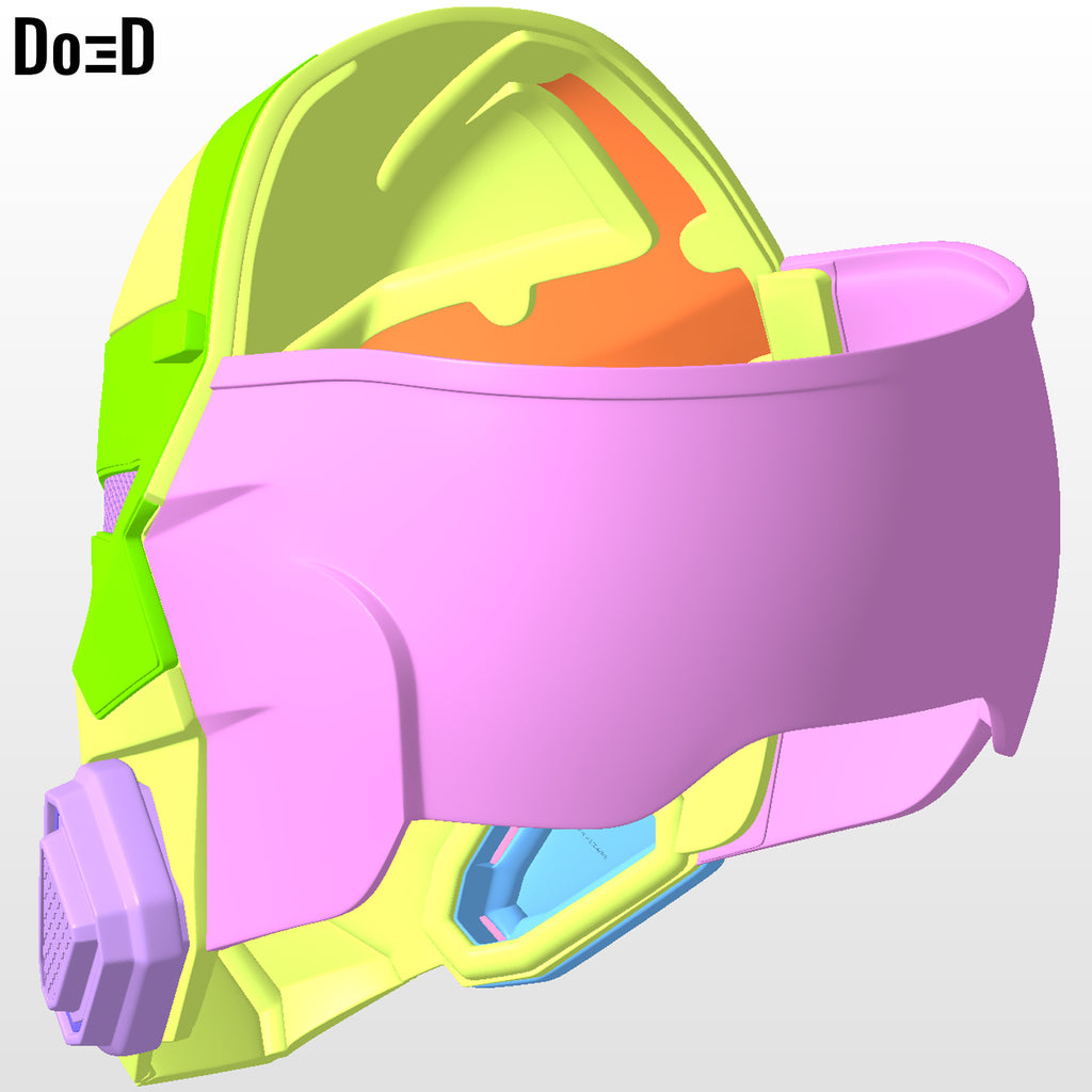 Prowler Shell Spider-Man Across the Spider-Verse Helmet 3D Printable STL File #2