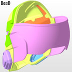 Prowler Shell Spider-Man Across the Spider-Verse Helmet 3D Printable STL File #2