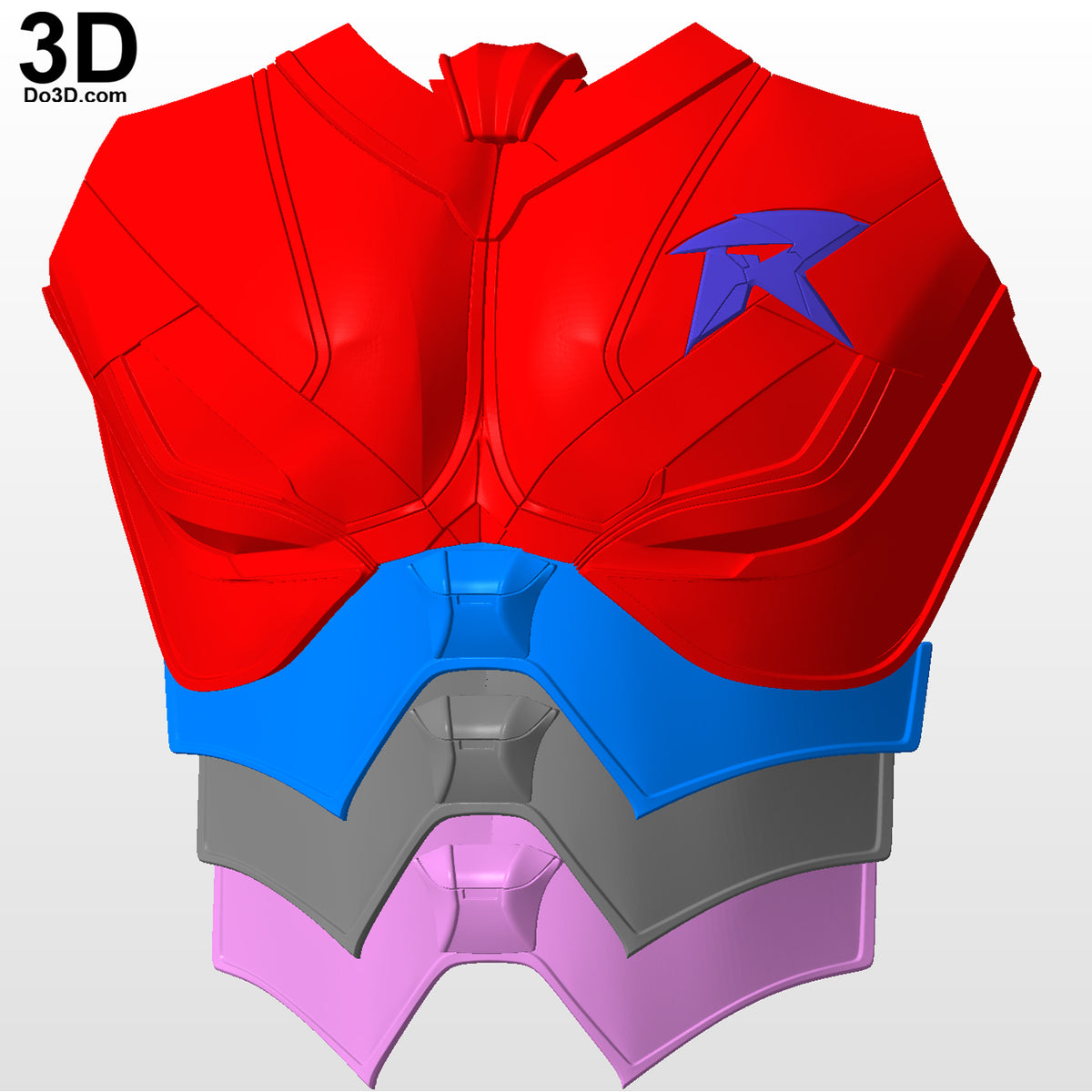 Titans Robin Chest and Abs Armor | 3D Printable Model Print File STL #R539