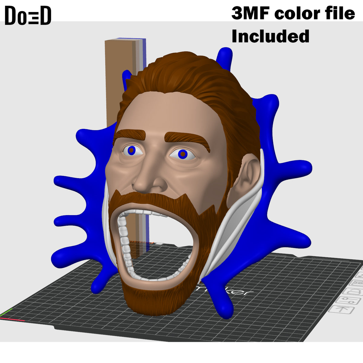Deep Popcorn Bucket Container The Boys | 3D Printable Model STL Print File #DB15