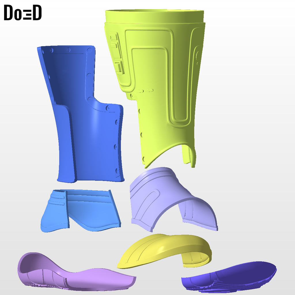 Bundle: Mister Fantastic Gauntlet Belt Boots Cosplay Stretchy Arms STL 3D Models