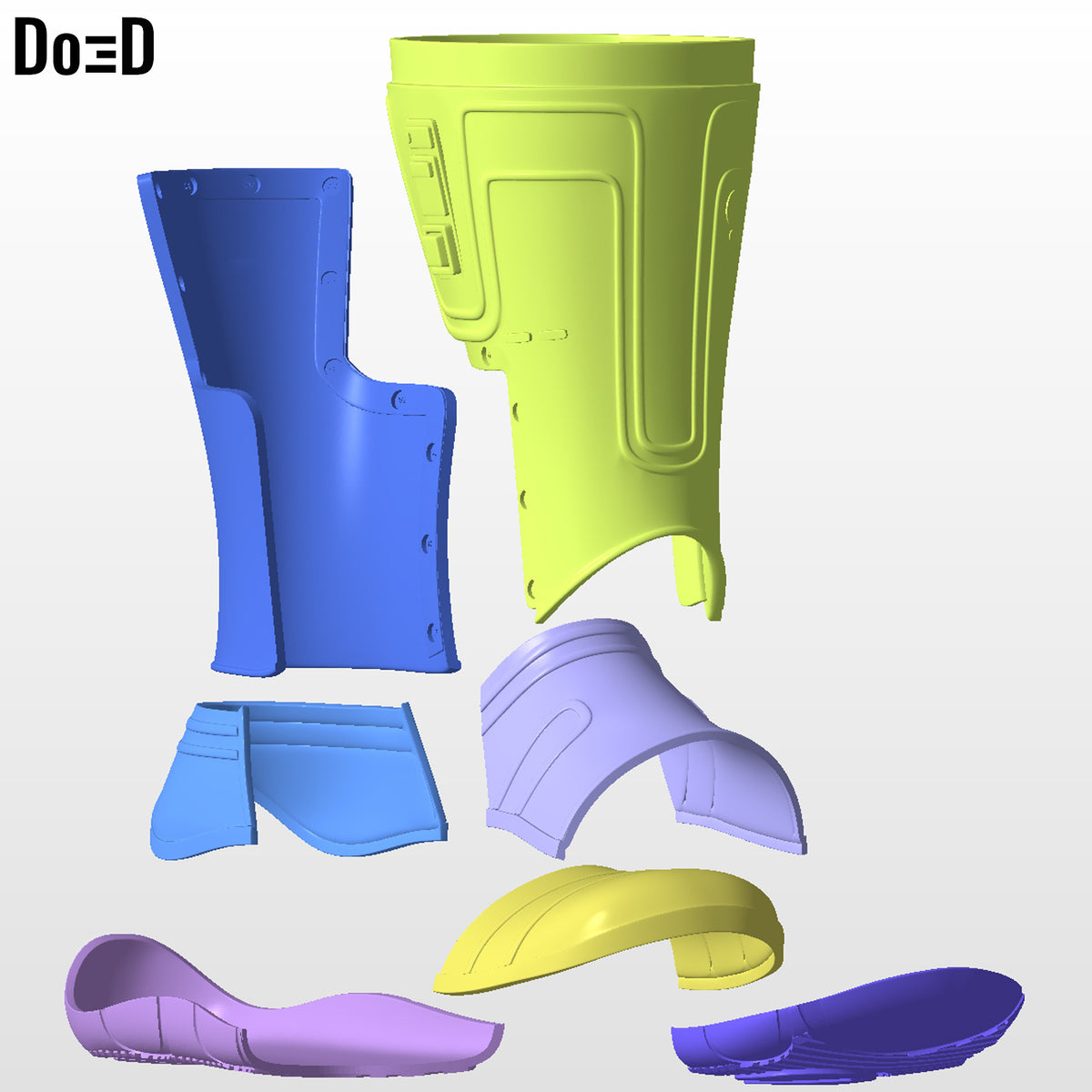 Bundle: Mister Fantastic Gauntlet Belt Boots Cosplay Stretchy Arms STL 3D Models