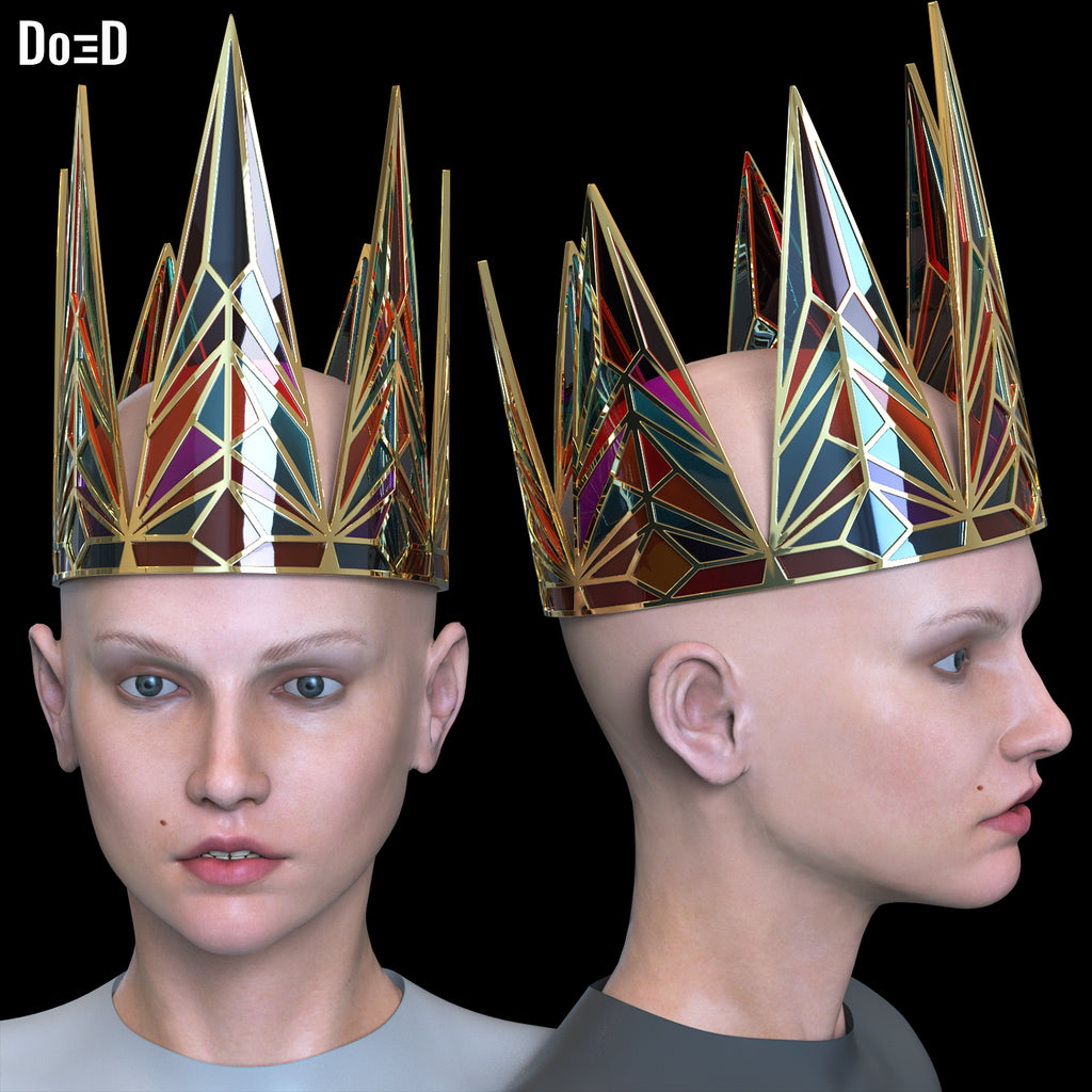 Evil Queen Crown Gal Gadot Snow White 3D Printable Model STL File #EQ37