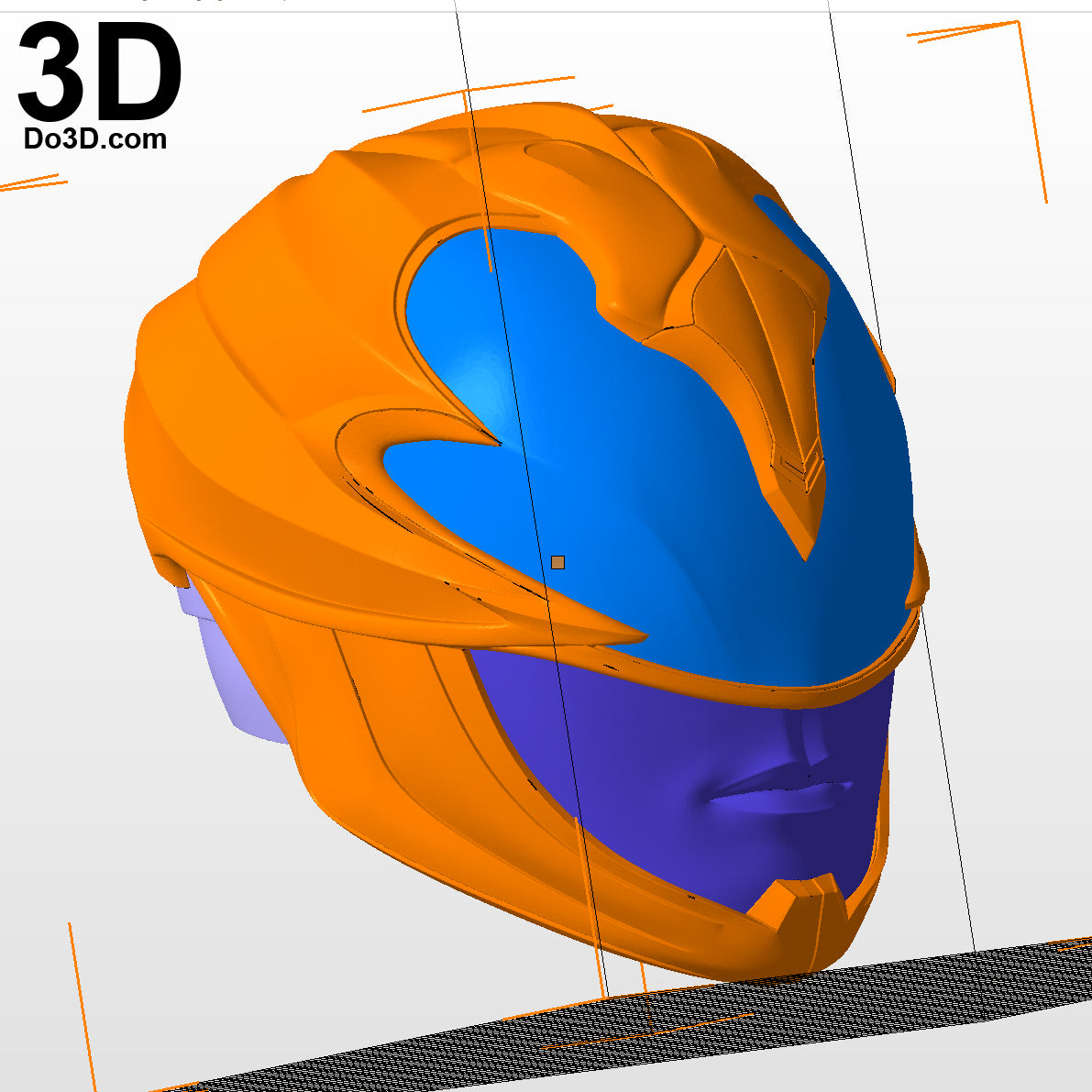 Black Ranger 2017 Helmet Power Ranger | 3D Printable Model Project #1679