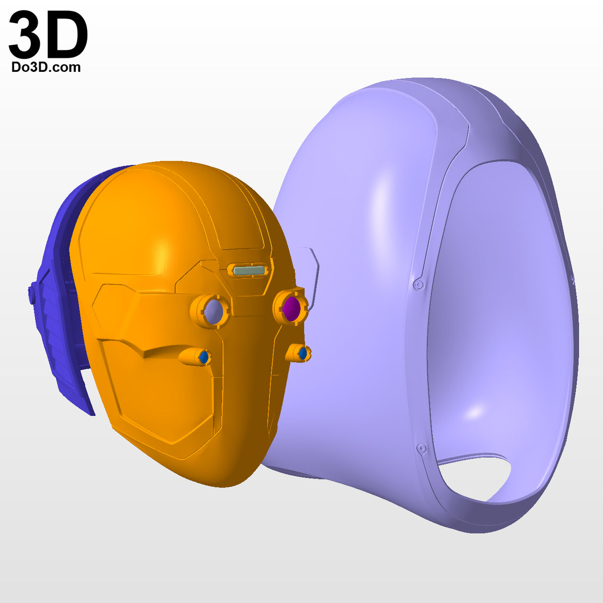 Ghost helmet from Ant-man and the Wasp movie | 3D Model Project #4859