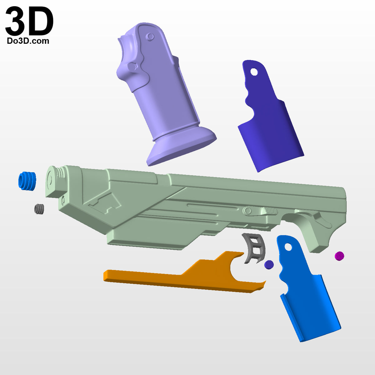 Bo-Katan Bo Katan Blaster Pistol Gun Mandalorian | 3D Model Project #bb1