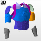 Captain America Endgame Upper Body Armor set | 3D Model Project #6563