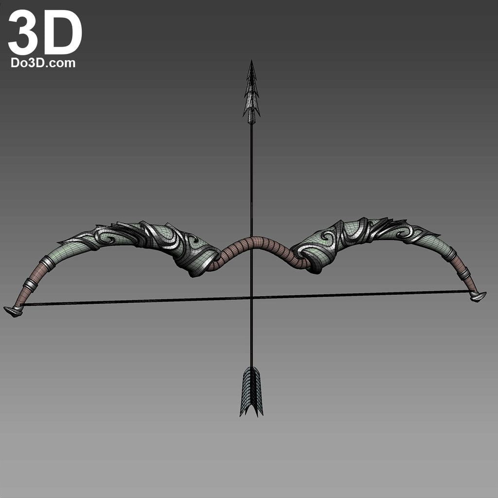 World Of War Craft Lady Sylvanas Windrunner Legion BFA Bow and Arrow Weapon #B01