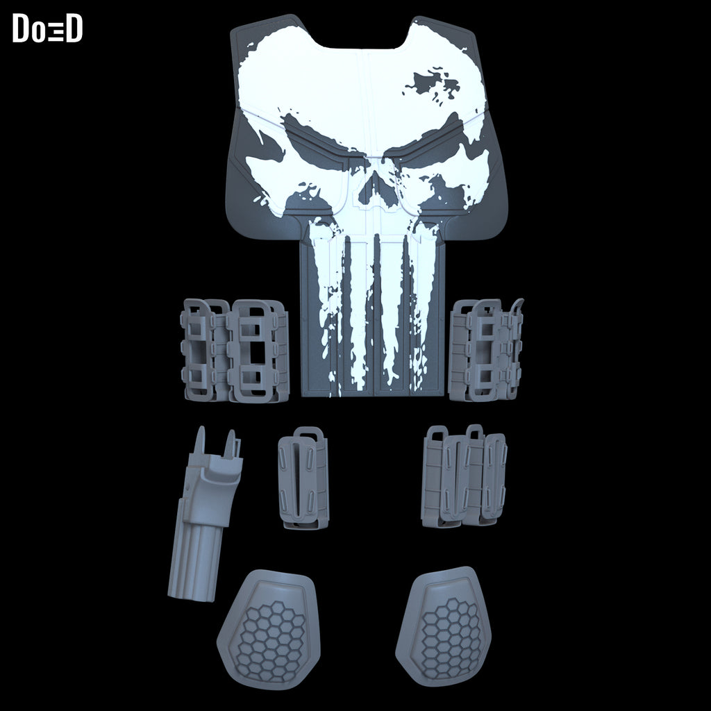 The Punisher New Suit 2025 3D Printable Model Print File STL #TP25