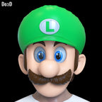 Bundle: Luigi Super Mario Helmet | 3D Printable Model #BSM89