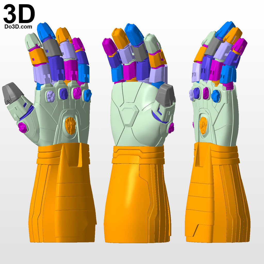 Hulk's Nano Infinity Gauntlet Type 001 | 3D Model Project #5829