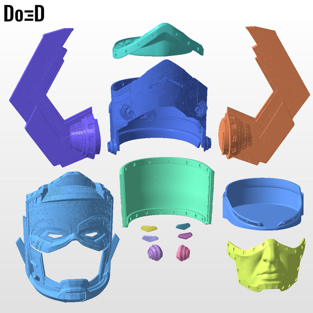 Galactus Popcorn Bucket / Helmet Fantastic Four 3D Printable Model STL File #GF3