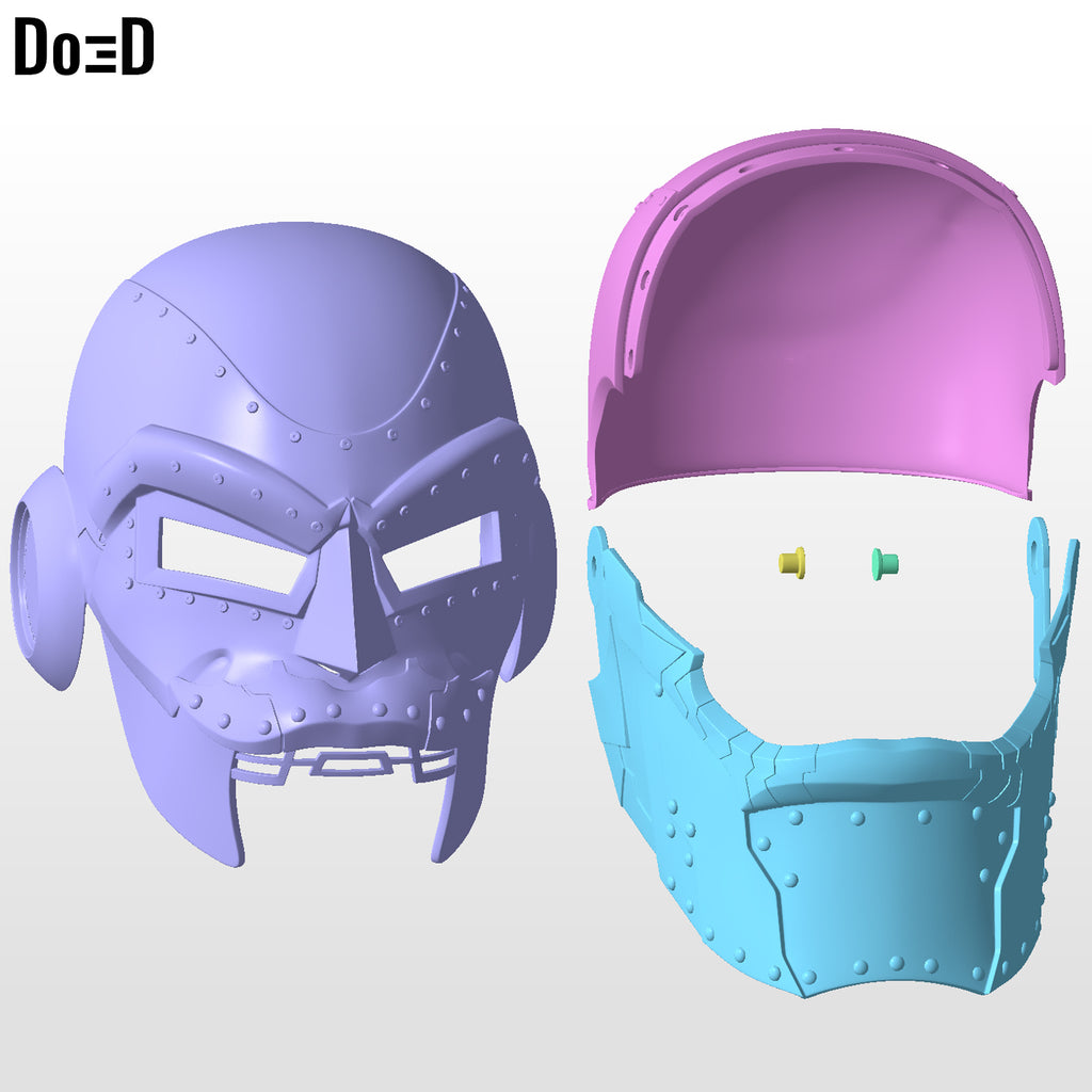 Doom Tyrant Helmet 003 3D Printable Model STL File #DT53