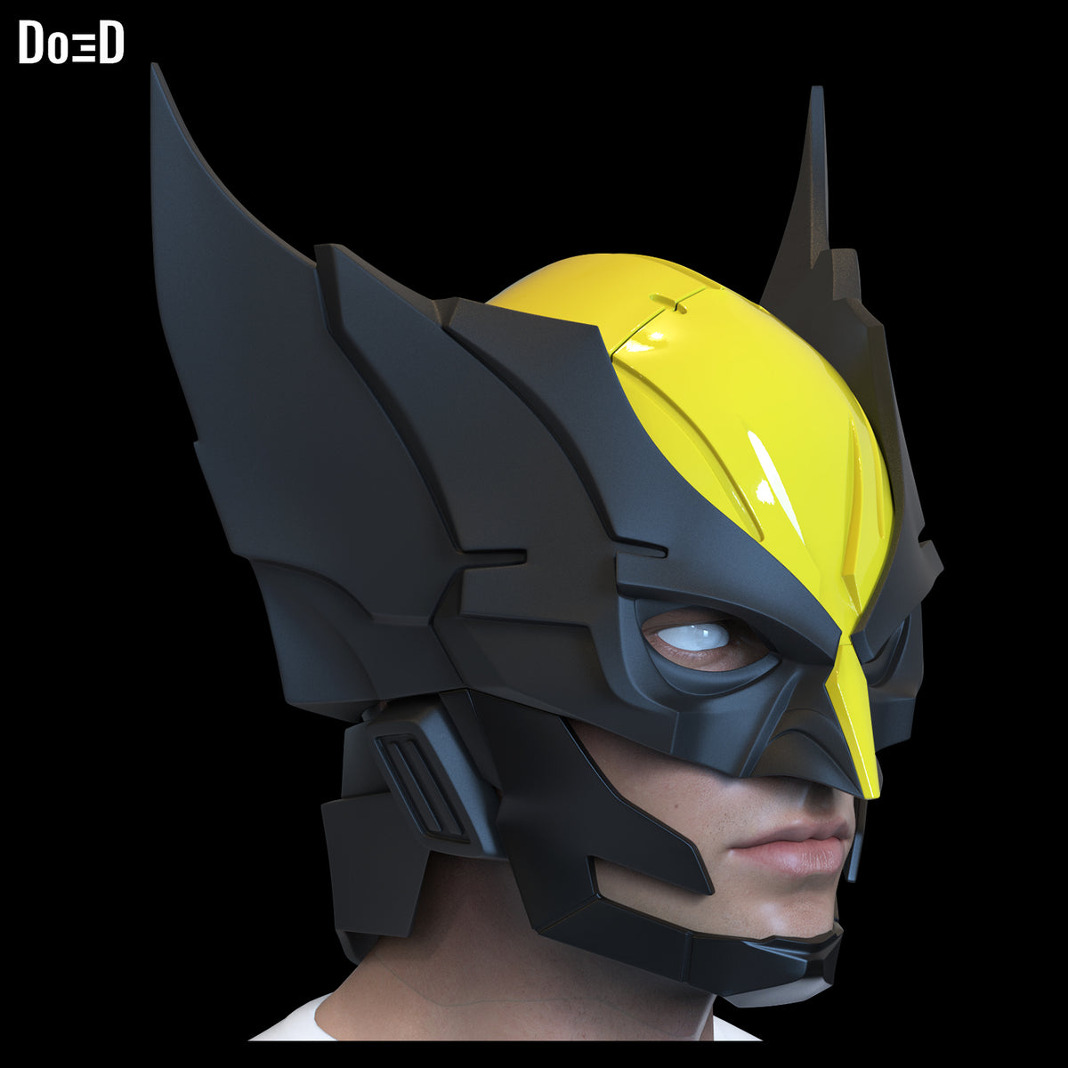 Armored Wolverine Helmet X-Men Variant Play Arts Kai | 3D Printable Model #A1997