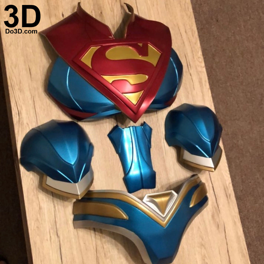 Superman Injustice 2 Body Armor Suit | 3D Model Project #2980