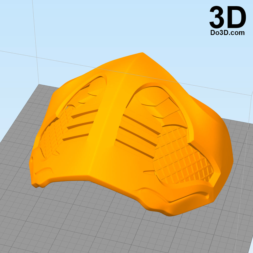 Mortal Kombat Scorpion Mouth Cover Mask | 3D Model Project #1309
