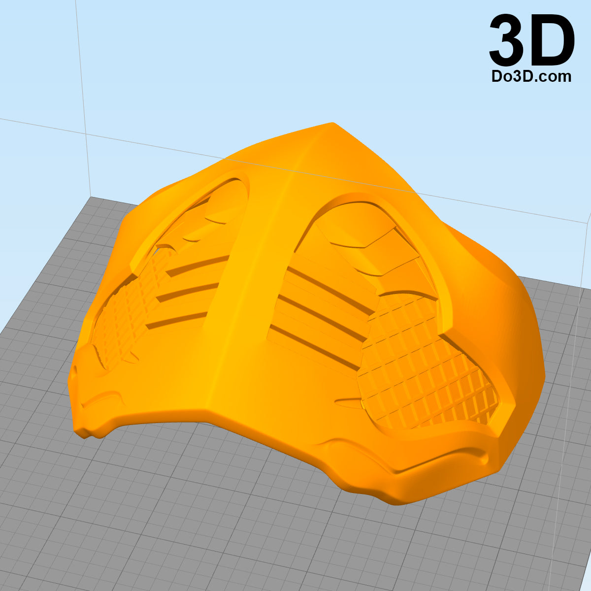 Mortal Kombat Scorpion Mouth Cover Mask | 3D Model Project #1309