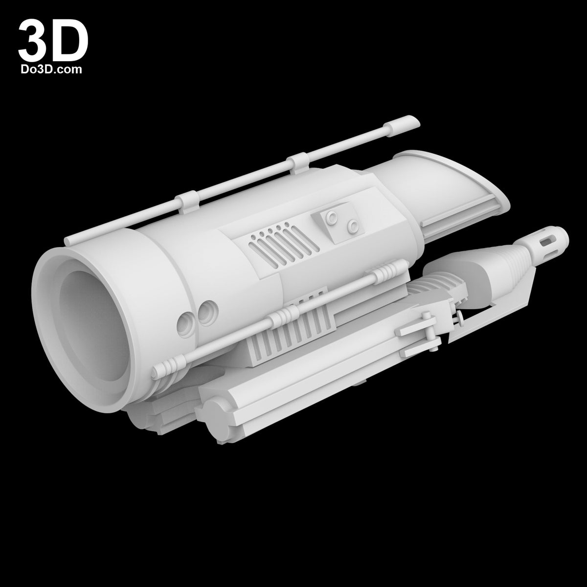 Robocop 1987 Gun Arm Hand Blaster | 3D Printable Model #2827