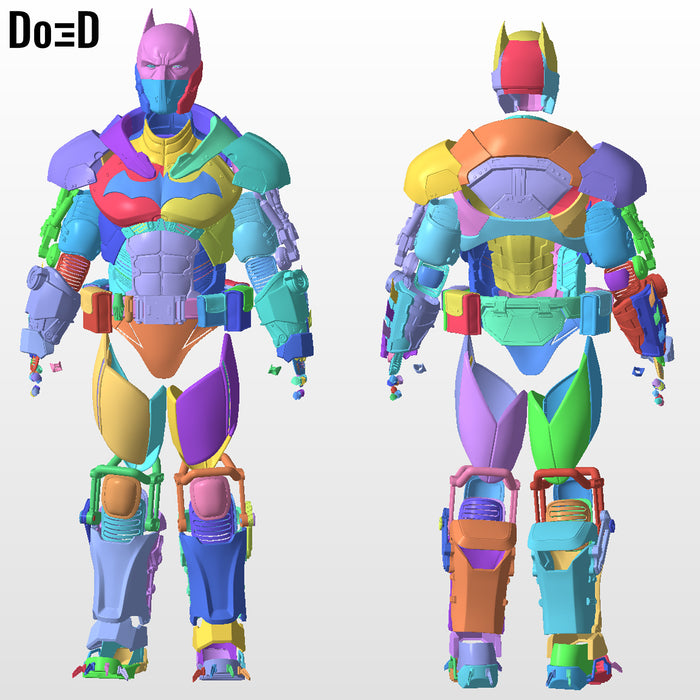 Cold Cold Heart Arkham Origins Batman XE Armor | 3D Printable Model #2126