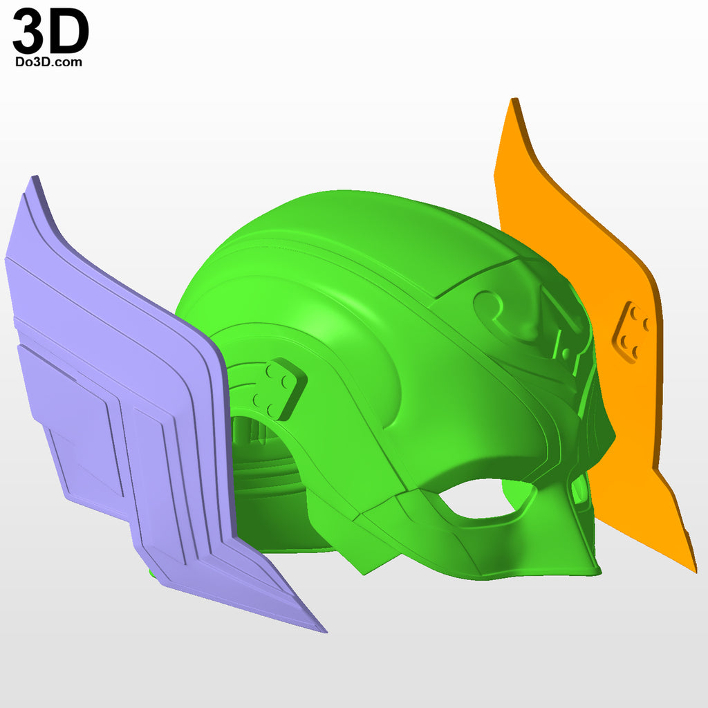 Mighty Thor Helmet Jane Foster Lady Thor Female 3D Printable Model STL File #A44