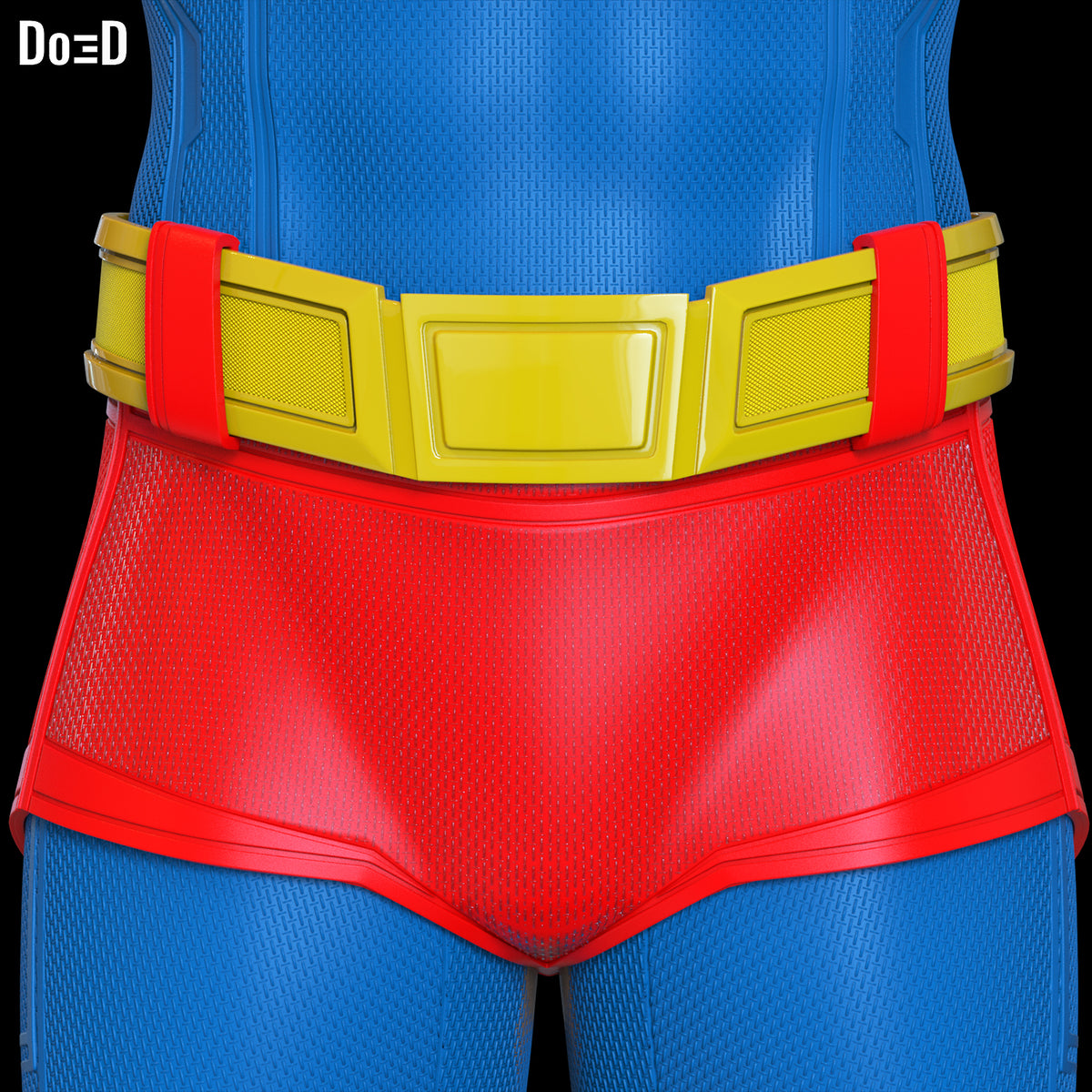 Superman 2025 Full Suit Chest Forearm Belt Boots | 3D Print Model #SL19