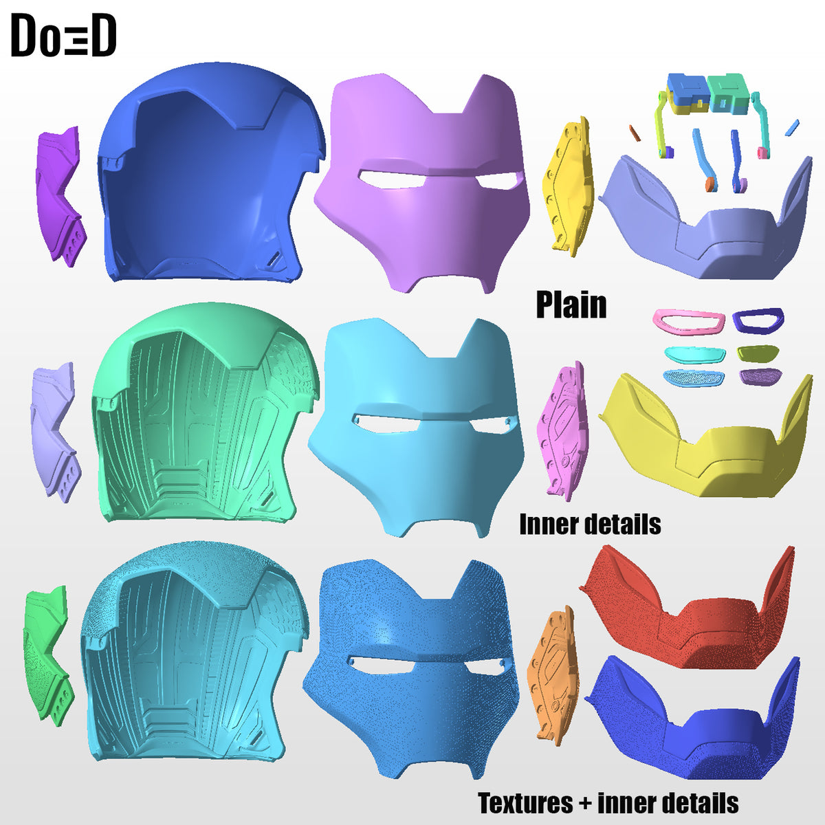 IRON MAN MARK LXXXV Armor + Wing MK 85 Endgame | 3D Model Project #5775