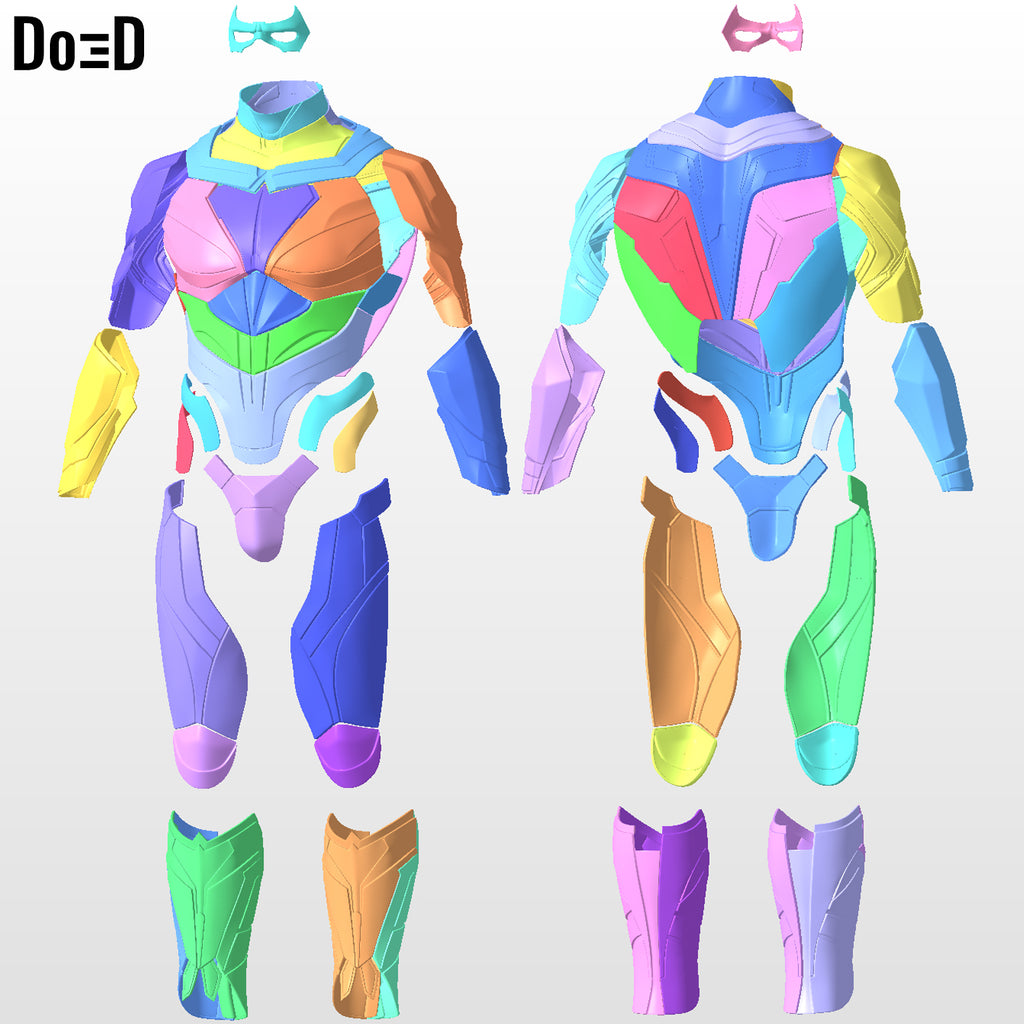 Nightwing Titans Armor | 3D Printable Model #NT2