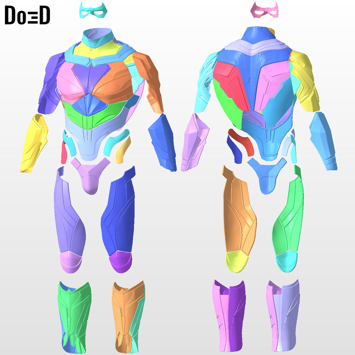 Nightwing Titans Armor | 3D Printable Model #NT2