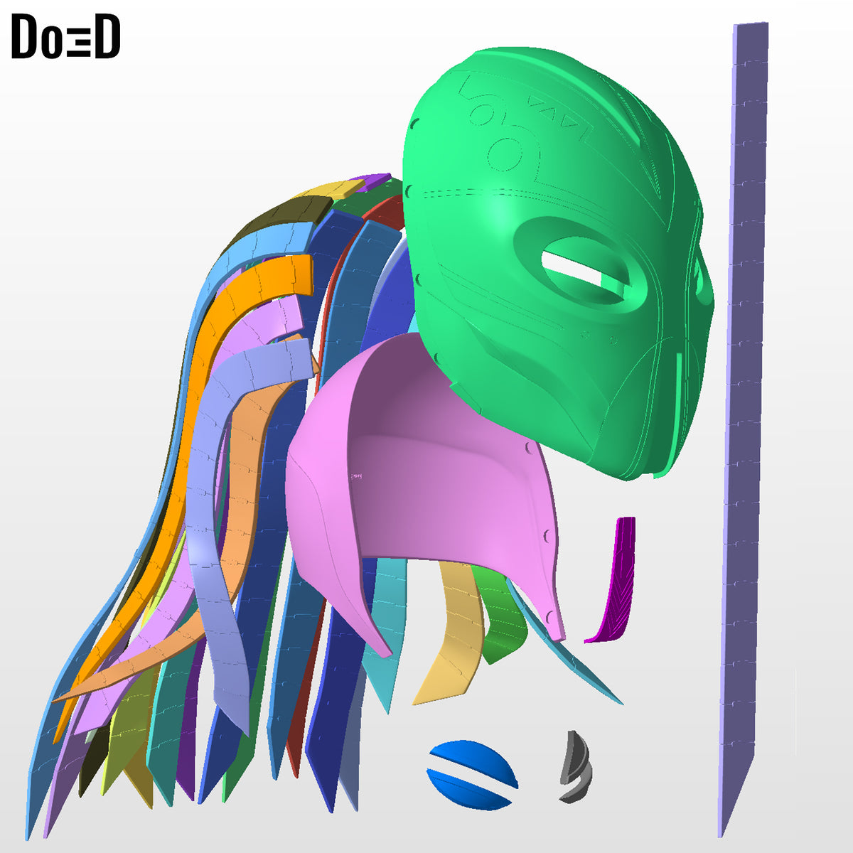 Aneka Helmet Black Panther Wakanda Forever | 3D Printable Model STL File #A163