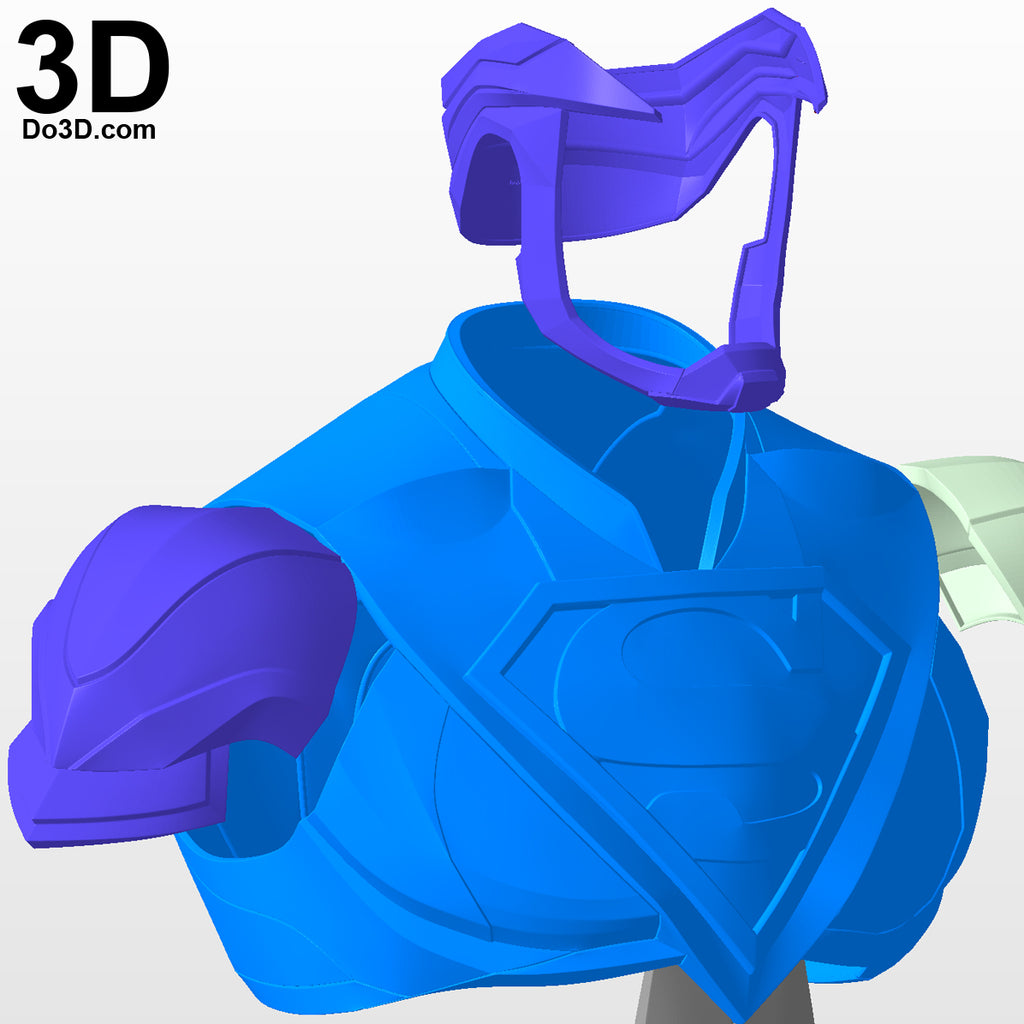 Superman Injustice 2 Body Armor Suit | 3D Model Project #2980