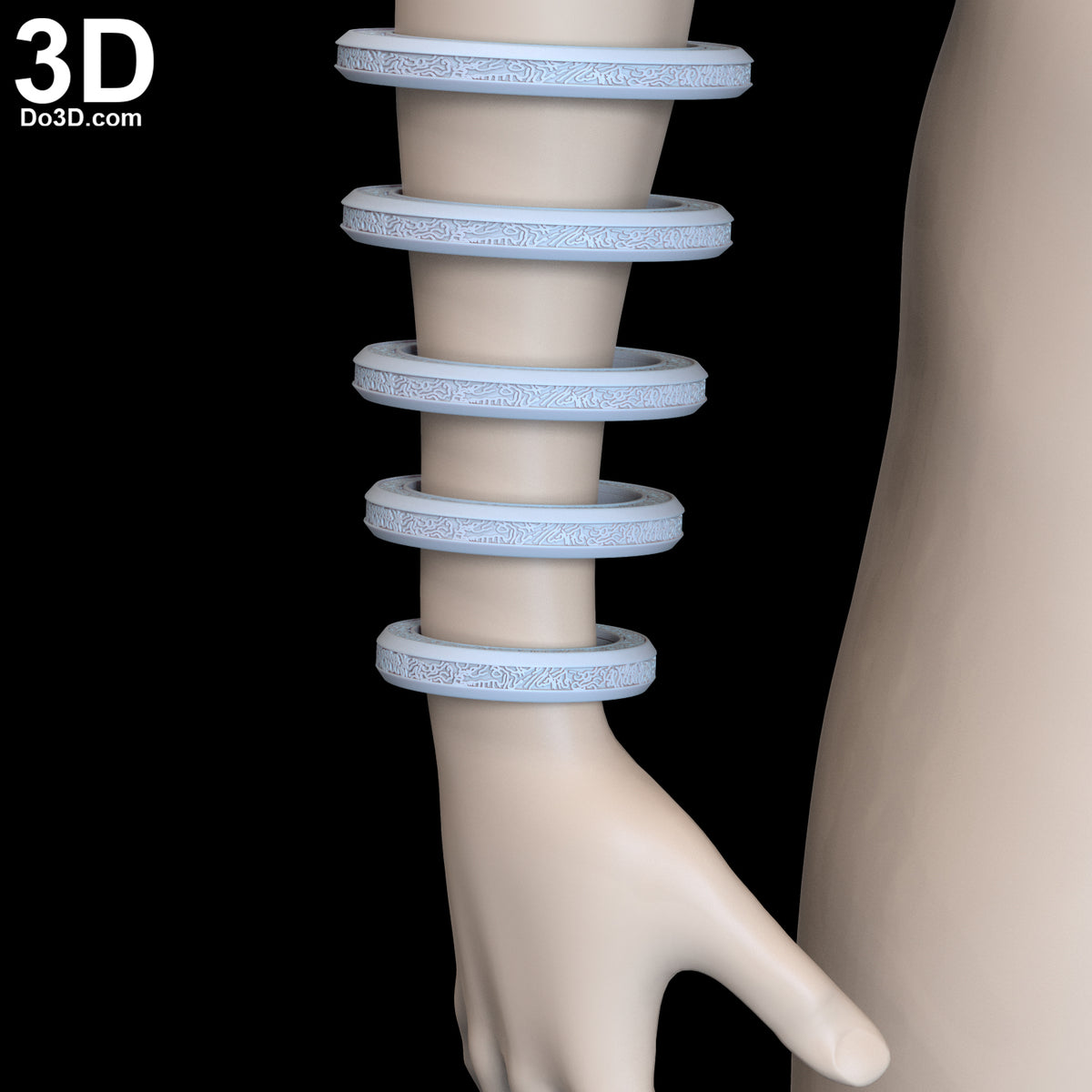 Shang-Chi Ten Rings (HOLLOW) Shangchi Ring 3D Printable Model Shan Chi STL #SH69