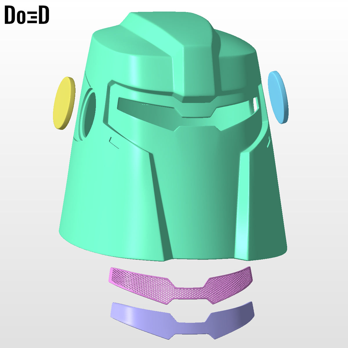 Mecha Man Helmet Dispatch 3D Printable Model STL File #MMD28