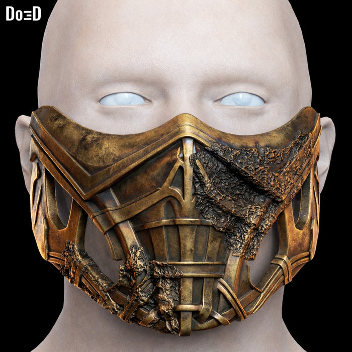 Mortal Kombat 2021 Scorpion Mask 3D Printable Model Print File STL #SC53