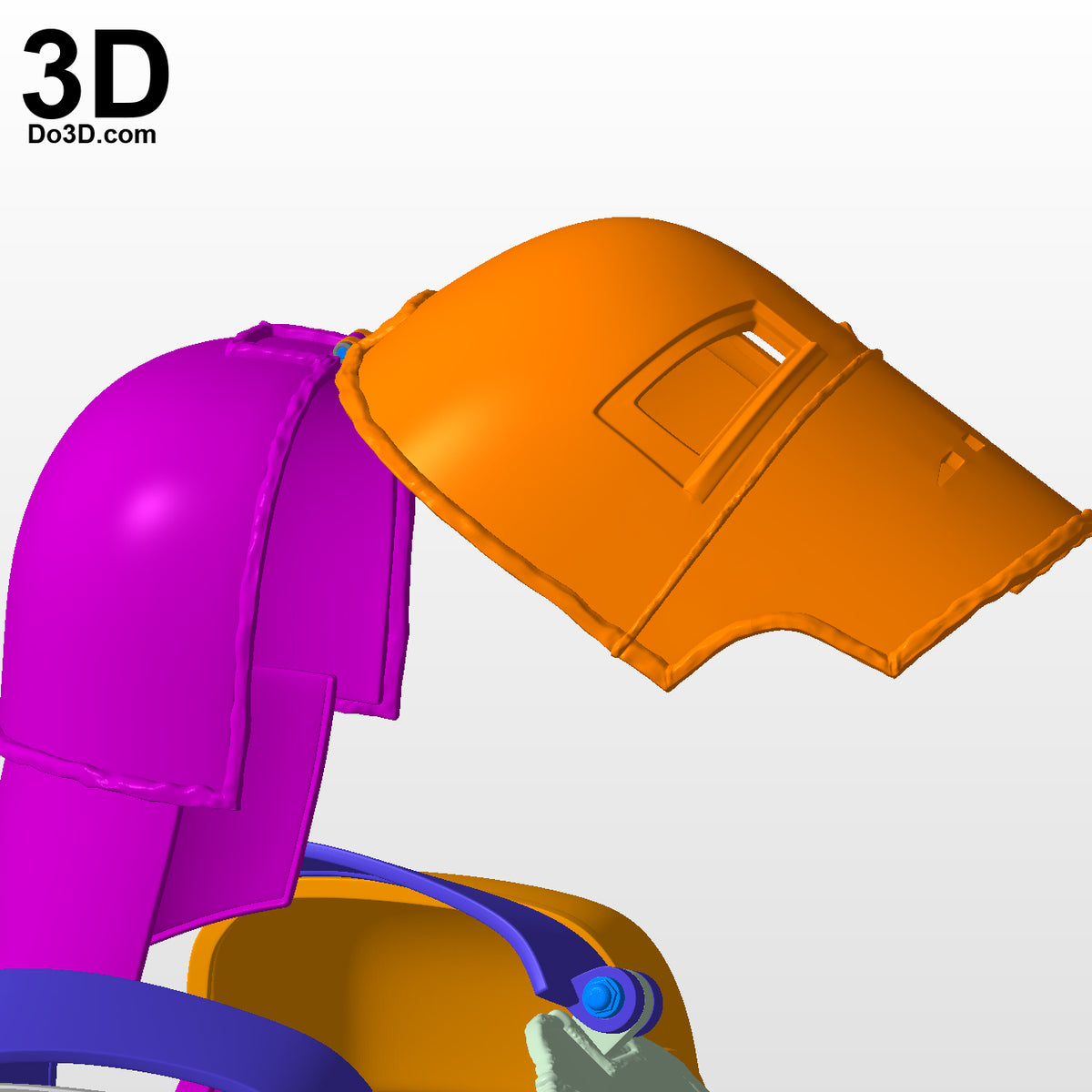 Iron Man Mark I Helmet from Tony Stark First Armor MK 1 3D Printable Model #N22
