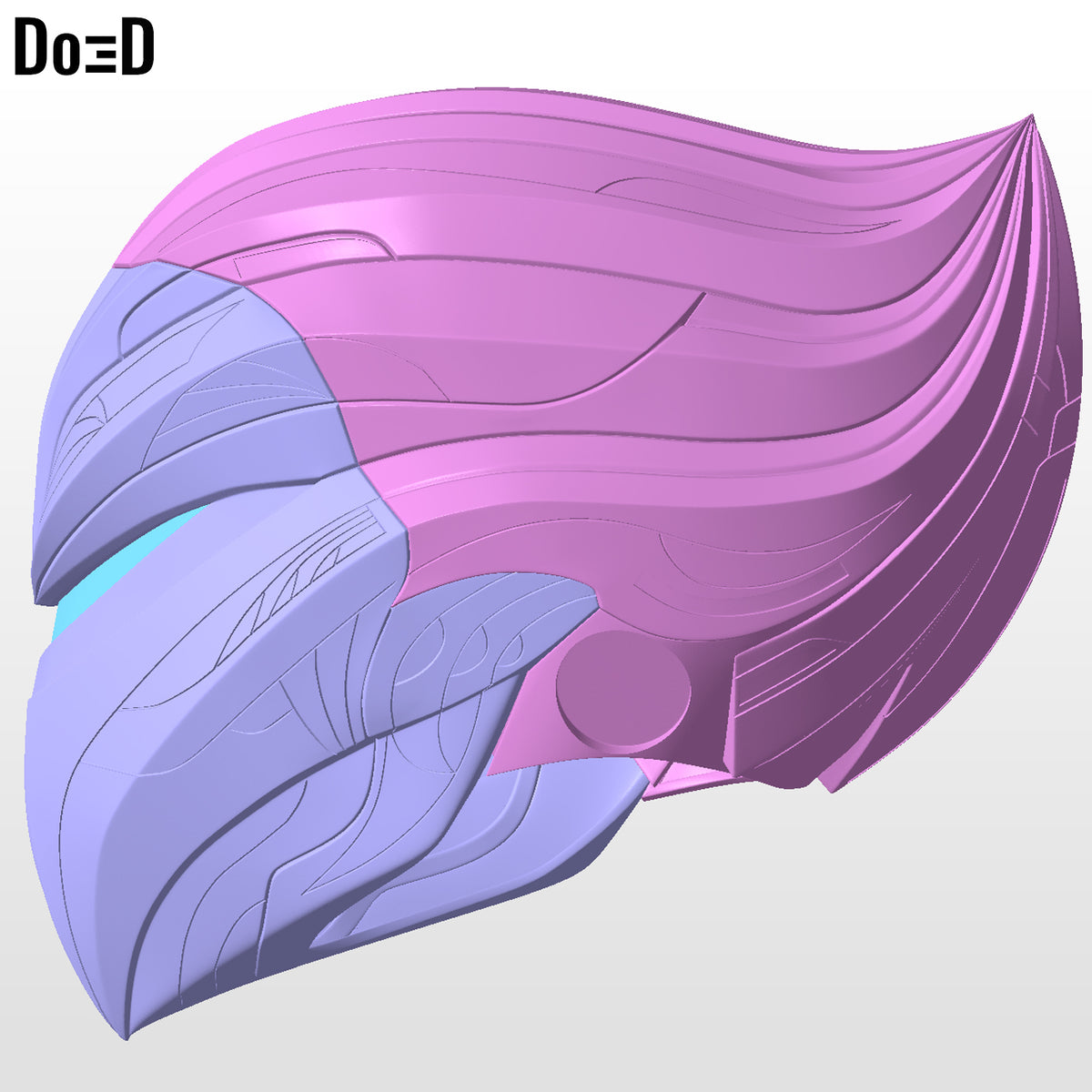 Quicksilver Silverhawks Helmet | 3D Printable Model STL Print File #4765
