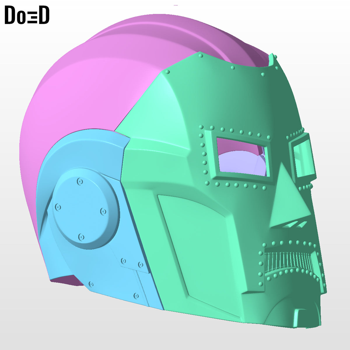 Bundle: Doctor Doom Helmets 3 in 1 Variant HT  | 3D Printable Model #DDTH22