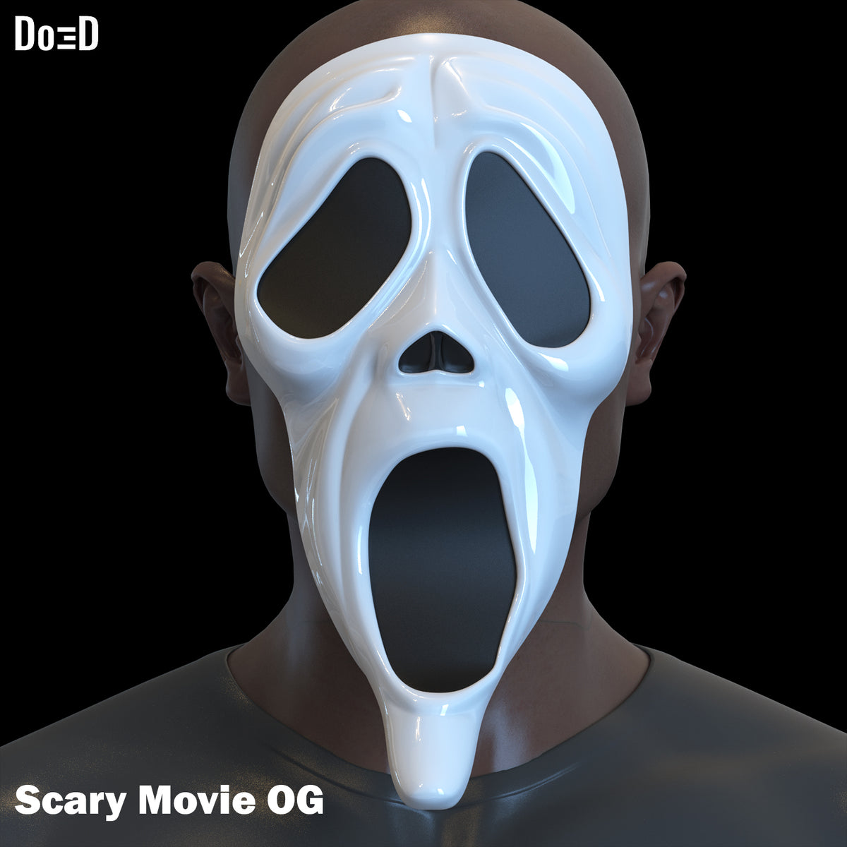 Scary Movie Ghostface Mask OG Classic 3D Printable Model STL File #GFS6362