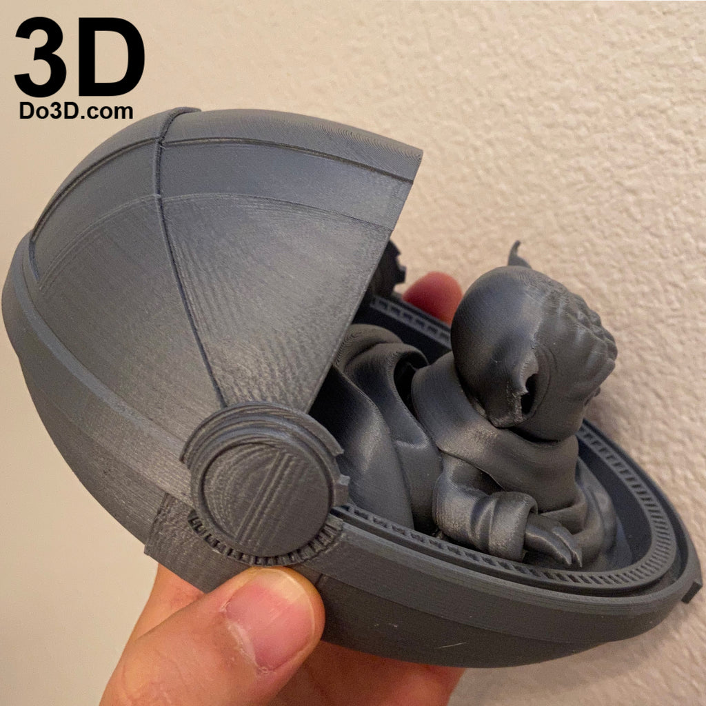 The Child Baby Yoda Crib Basket from Mandalorian | 3D Printable Model #6328