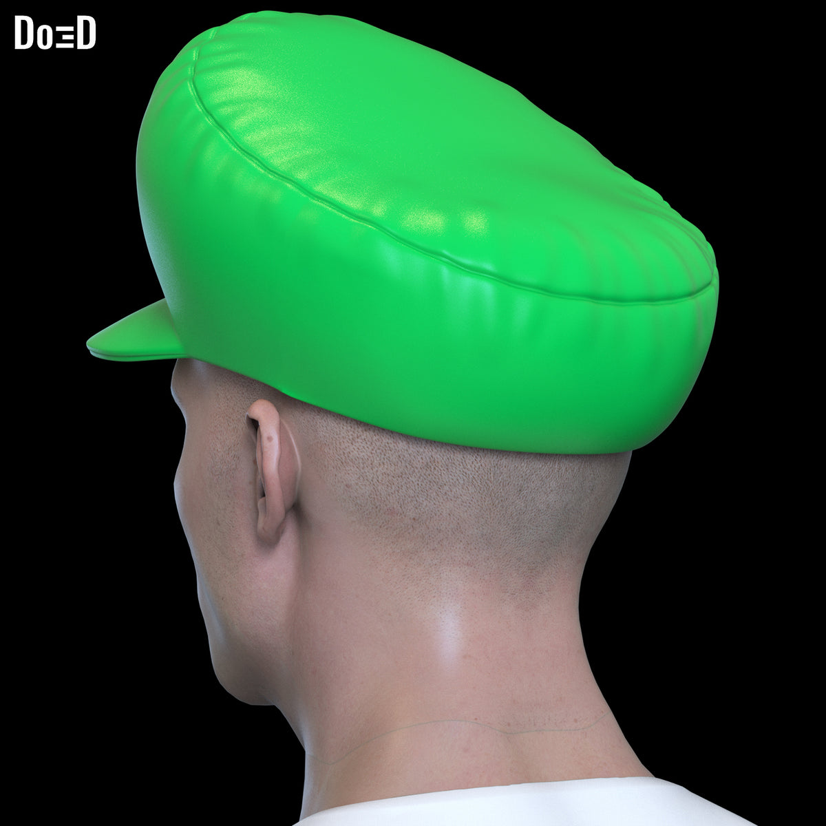Luigi Helmet Super Mario Movie Cosplay Hat Cap | 3D Printable Model #SLC26