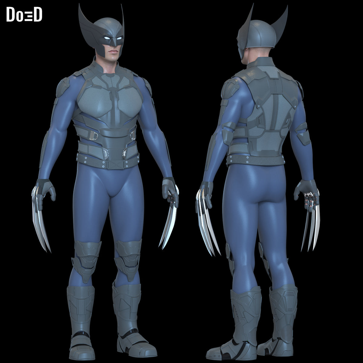 Wolverine X-Men Days of the Future Past Armor| 3D Printable Model #WX5